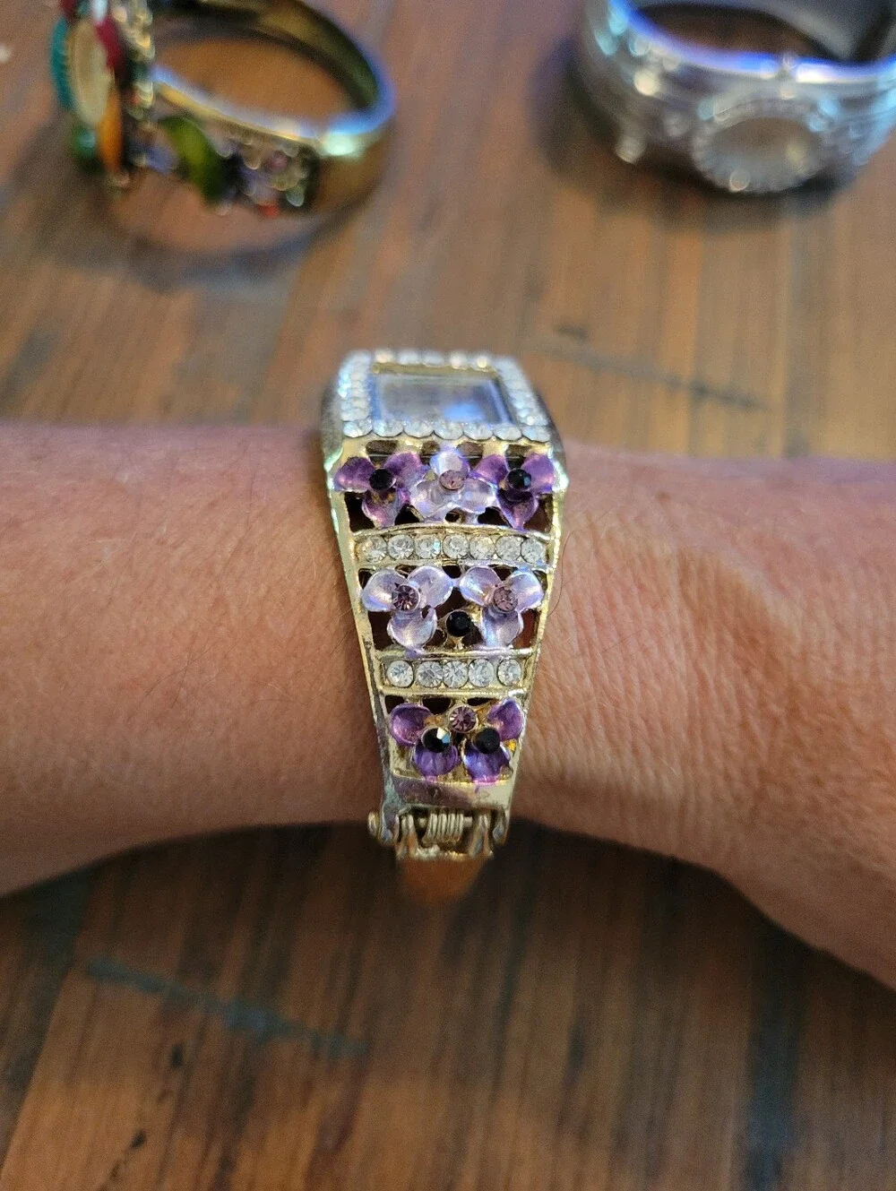Women's Clamper Bracelet Watch Bundle